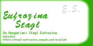 eufrozina stagl business card